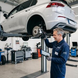 Welche Punkte werden bei einer Fahrzeugprüfung kontrolliert?